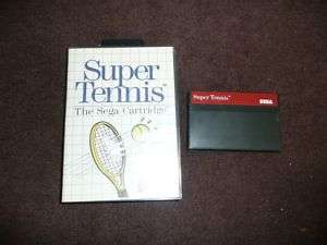 SEGA MASTER SYSTEM SUPER TENNIS BOXED CART  