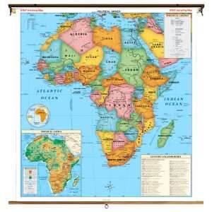  51 x 57 Africa Political Map: Office Products