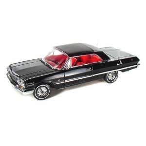  1963 Chevy Impala SS Hard Top 1/18 Black: Toys & Games