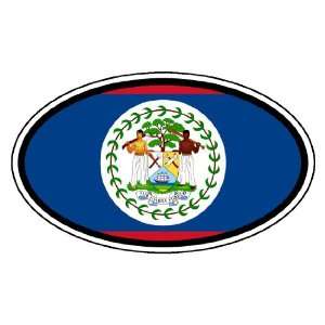  Belize Flag Central American State Car Bumper Sticker 
