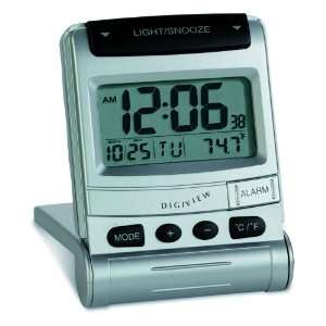  Digiview H227 Travel Alarm Clock with Indoor Temperature 