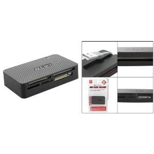  Gino Black USB 2.0 SD TF CF XD MS M2 Memory Card Reader 