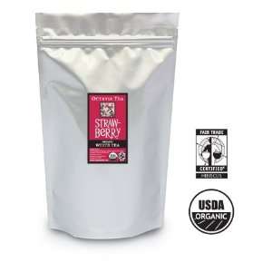 Octavia STRAWBERRY organic white tea (bulk):  Grocery 