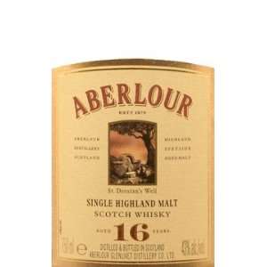 Aberlour 16 Year Old Single Highland Malt Whisky Double Cask Matured 