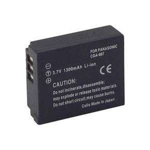   Battery for Panasonic CGA S007 CGA 007A, 1100mAH