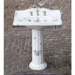   Charleston Washbasin Only With 3 Hole   Moustier Ros