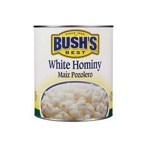  Bushs Best White Hominy   108 oz.