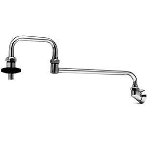  T & S Brass B 0581 Pot Filler Faucet Splash Mounted Double 