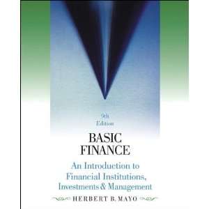  H.B. Mayos Basic Finance(Basic Finance: An Introduction 