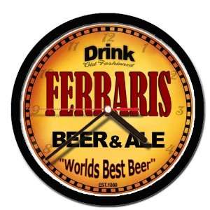  FERRARIS beer and ale cerveza wall clock: Everything Else