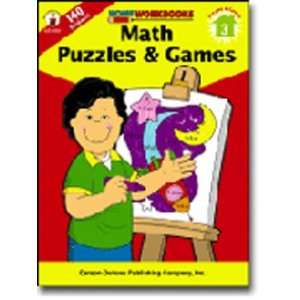  Math Puzzles & Games Grade 3: Toys & Games