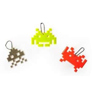  Reflective Space Invader Shaped Charm (Characters Shipped 
