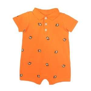  Carters Short Sleeve Pique Polo Romper: Baby