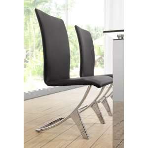  Zuo Modern Delfin Chair Black   102101: Furniture & Decor