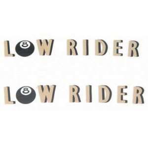  Lowrider Bike  Bicycle Bike Sticker Set: Sports 