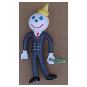  Jack In The Box Vinyl Bendable Figure With Cell Phone 
