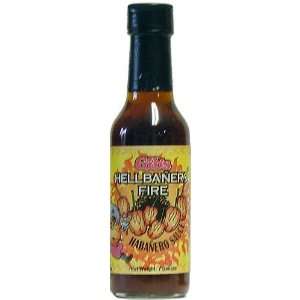Gibs Hellbanero Fire Hot Sauce, 5 fl oz:  Grocery 