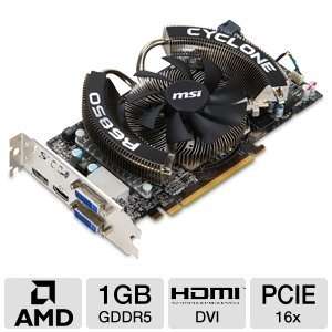  MSI Radeon HD 6850 1GB GDDR5 PCIe Video Car Bundle 