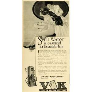   Hair V K Electric Soft Water System Machine OH   Original Print Ad