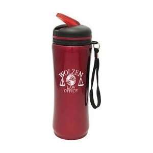11576    25 oz. Red BPA Free Stainless Steel Bottle:  