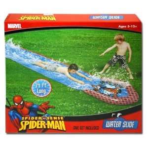   Marvel Spider Sense Spiderman Water Slide   14 Foot Long Toys & Games