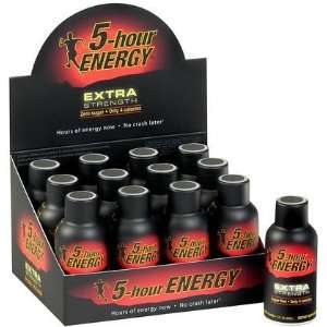  5 Hour Energy Extra Strength Energy Shots, Berry, 12 pk 
