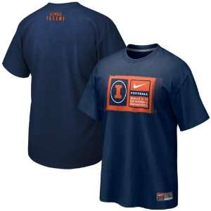  Nike Illinois Fighting Illini 2011 Team Issue T shirt 
