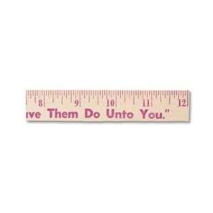    90312    12 Inch Natural Finish Wood Ruler: Office Products