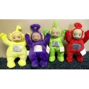   of 4 Dolls Including Dipsy, Laa Laa, Po, and Tinky Winky Toys & Games