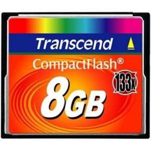    Transcend Information 8GB CF CARD 133X, TYPE I 