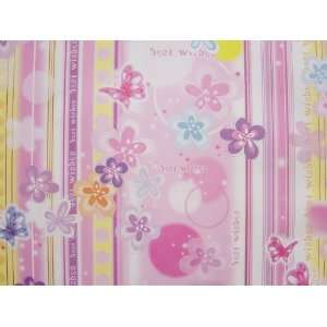  Gift Wrapping Paper   Best Wishes Flowers 