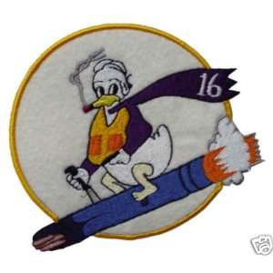  16th FIGHTER INTERCEPTOR SQUADRON 5 Patch Felt Backing 