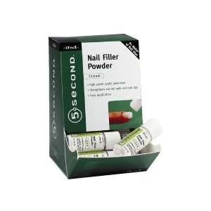  Ibd 5 Second Clear Nail Filler Powder 12 per Display 