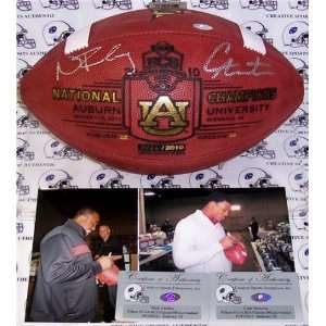  Cam Newton and Nick Fairley Autographed/Hand Signed Auburn 