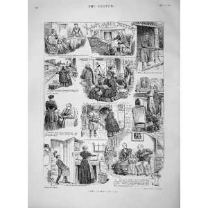  1894 Illustration Story Aunt James Doctors Comedy