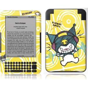 Kuromi Rocker Girl Yellow Stereos skin for  Kindle 3 