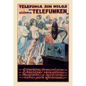  Telefonia sin Hilos Sistema Telefunken 20X30 Paper with 