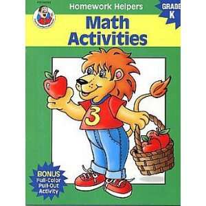  Homework Helper Math Activities Gr K: Toys & Games