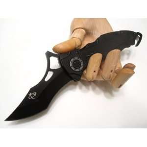   CNC Machined G 10 Handle AUS8 Stainless Steel Blade: Sports & Outdoors