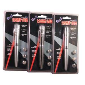  IlluminX 3 in 1 Laser Pen (3 pack): Office Products