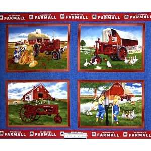  Farmall Tractors and Kids Pillow Panel: Home & Kitchen
