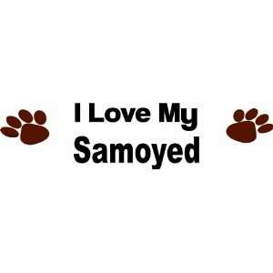 my samoyed   Removeavle Wall Decal   Selected Color: Dark Pink   Want 