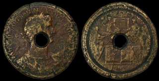 Rome, Hadrian, Contorniate medaillon, c. 117 118 AD  