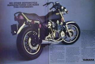 1980 YAMAHA XS850 SPECIAL 2 Page Original Motorcycle Ad XS 850  