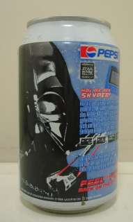  * PEPSI COLA CAN TIN DARTH VADER STAR WARS FROM GERMANY 