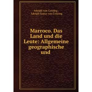   . Adolph Justus von Conring Adolph von Conring   Books