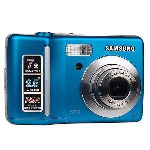  Samsung S73 7.2MP 3x Optical/5x Digital Zoom Camera (Blue 