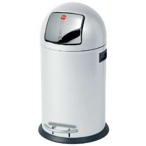  Hailo Kick Max 0835 129 35 Liter Waste Container,White 