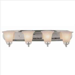 TransGlobe Lighting 3504 PB 30 Four Light Bath Vanity Light Finish 