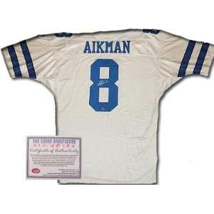 Signed Troy Aikman Uniform   Authentic:  Sports & Outdoors